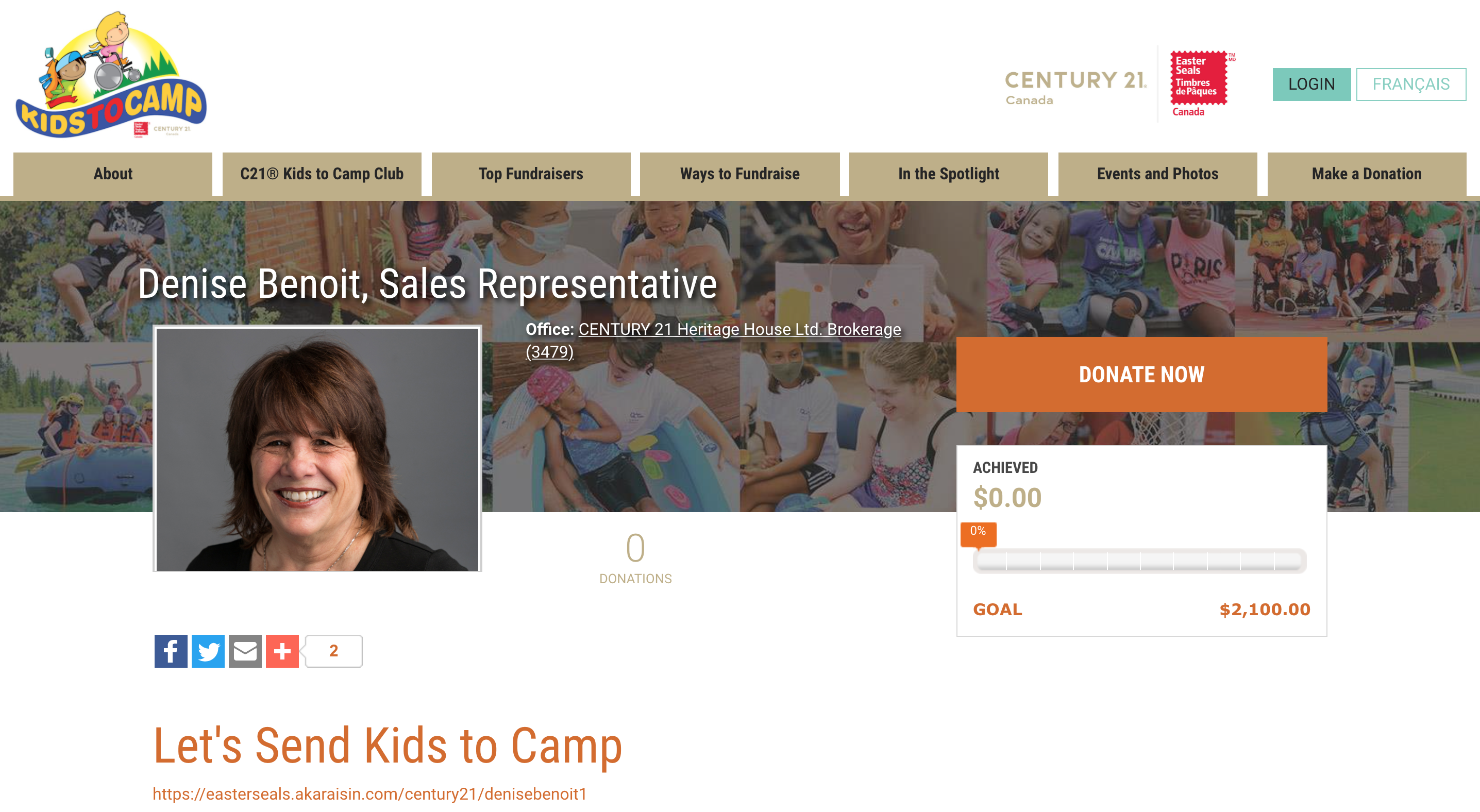 Donate to Send Kids to Camp
